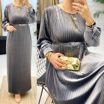 Gray Velvet dress