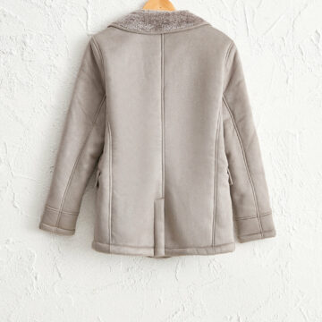 slim fit thick coat